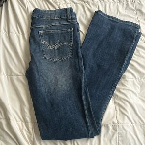 Dark wash Wrangler Bootcut jeans